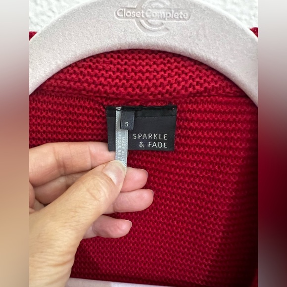 Red sweater motor jacket - Picture 9 of 10